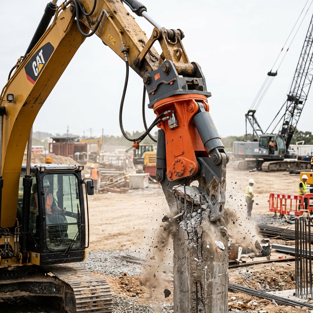 Rompe pilotes hidráulico TYSIM pile breaker